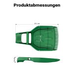 Terpo Komplet 2 grabelj za listje – plastika, ergonomski ročaj