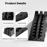 Terpo Komplet 2 HDPE ramp za robnike in vozila, 910 × 300 × 220 mm, 5000 kg Prikolice