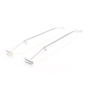Terpo Komplet 2 nastavljivih aluminijastih nosilcev za ravno ponjavo prikolice 100–145 cm Prikolice