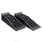 Terpo Komplet 2 težkih avtomobilskih ramp, 910 × 300 × 220 mm, nosilnost 5000 kg na par, HDPE-plastika Prikolice