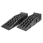 Terpo Komplet 2 težkih avtomobilskih ramp, 910 × 300 × 220 mm, nosilnost 5000 kg na par, HDPE-plastika Prikolice