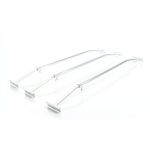 Terpo Komplet 3 nastavljivih aluminijastih nosilcev za ravno ponjavo prikolice 100–145 cm Prikolice