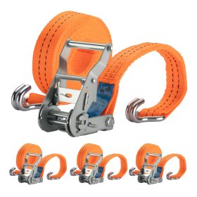 Terpo Komplet 4 tovornih pasov z račno 6 m × 35 mm, LC 3000 daN Prikolice