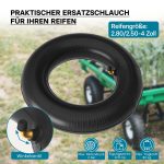 Terpo Komplet 4 zračnic za samokolnico 2.80/2.50-4 – kotni ventil TR87, nosilnost 80 kg