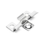 Terpo Komplet 50 inox sponk za terasne deske, utor 8 mm, 60 vijakov Torx T15 3,5 × 20 mm, neprevlečeni inox Gradbeni materiali in pripomočki