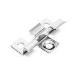 Terpo Komplet 50 inox sponk za terasne deske z 7-mm utorom, vijaki Torx T15, srebrna Gradbeni materiali in pripomočki