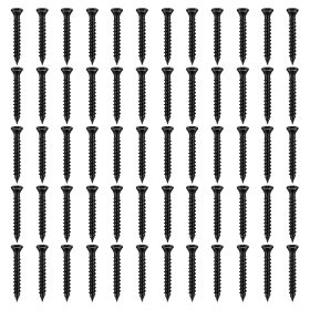 Terpo Komplet 60 samoreznih vijakov 3,5 × 20 mm, Torx T15, ugrezna glava, barva črna Gradbeni materiali in pripomočki