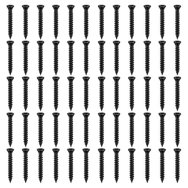 Terpo Komplet 60 samoreznih vijakov 3,5 × 20 mm, Torx T15, ugrezna glava, barva črna Gradbeni materiali in pripomočki