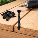 Terpo Komplet 60 samoreznih vijakov 3,5 × 20 mm, Torx T15, ugrezna glava, barva črna Gradbeni materiali in pripomočki