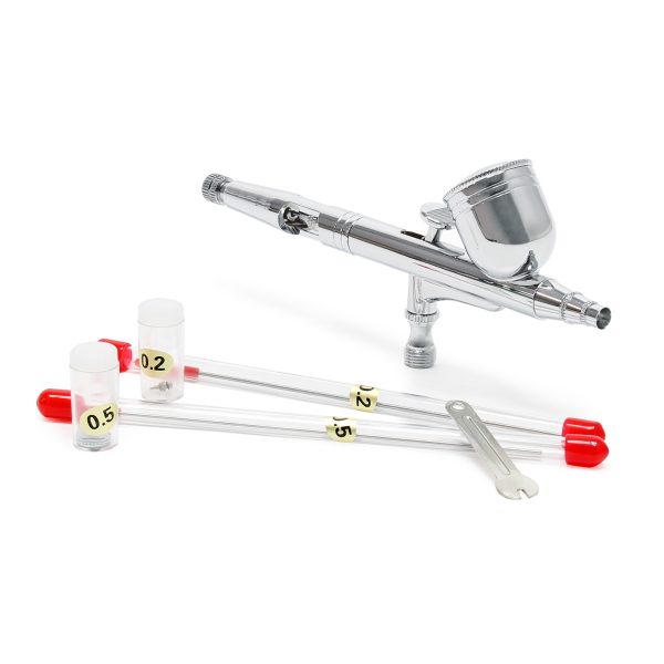 Terpo Komplet airbrush pištole 130T s šobami 0,2–0,5 mm Airbrush