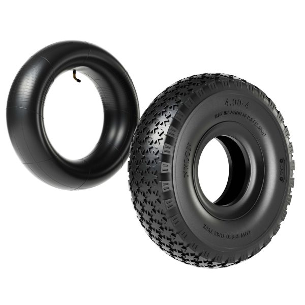 Terpo Kompletno kolo za traktorsko kosilnico 11 × 4.00-4, 4PR – kotni ventil