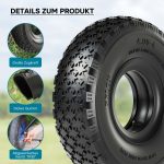 Terpo Kompletno kolo za traktorsko kosilnico 11 × 4.00-4, 4PR – kotni ventil