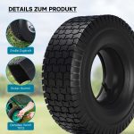 Terpo Kompletno kolo za traktorsko kosilnico 16 × 6.50-8, 4PR – ravni ventil