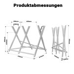 Terpo Kozel za žaganje – premer debla do 230 mm Delavnica in orodje