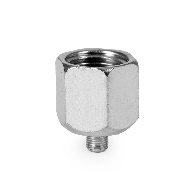 Terpo Kromirani airbrush redukcijski adapter M5 × 0,5 ZN na G1/4″ NN Airbrush