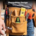 Terpo Magnetna križna libela z 2 merilnima cevema – kompaktna mini libela iz ABS z magnetno hrbtno stranjo za avtodome, gospodinjstvo in gradbeništvo