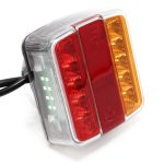 Terpo Magnetne LED zadnje luči za prikolico, 7-polni vtič, 12V, homologacija E-11