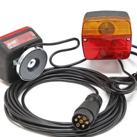 Terpo Magnetni komplet luči za prikolico, 7-polni vtič, 2,5 m priključni kabel, IP67