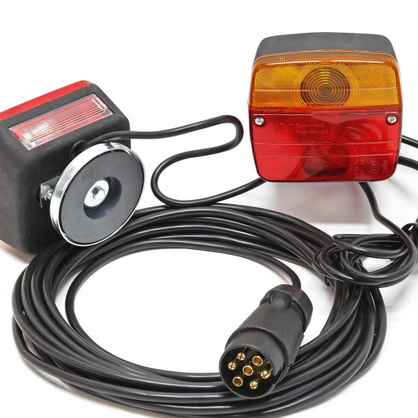 Terpo Magnetni komplet luči za prikolico, 7-polni vtič, 2,5 m priključni kabel, IP67