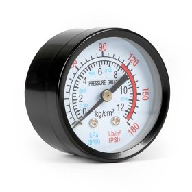 Terpo Manometer 0–12 bar, Ø 52 mm – aksialni DN8, 1/4 palca