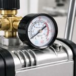 Terpo Manometer 0–12 bar, Ø 52 mm – aksialni DN8, 1/4 palca