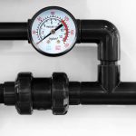Terpo Manometer 0–12 bar, Ø 52 mm – aksialni DN8, 1/4 palca