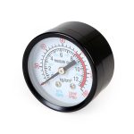 Terpo Manometer 0–12 bar, Ø 52 mm – aksialni DN8, 1/4 palca