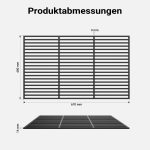 Terpo Masivna litoželezna rešetka za žar 67 × 40 cm – debelina 14 mm