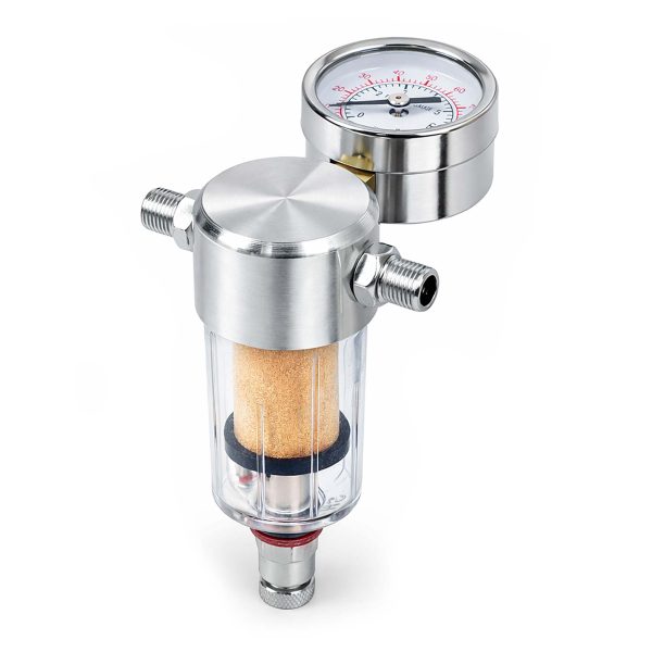 Terpo Mini filter za airbrush kompresor z manometrom – navoj 1/8″ Airbrush