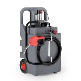 Terpo Mobilna tank postaja 120 l s 12 V črpalko – prenosni rezervoar za dizelsko gorivo, pretok 2400 l/h