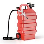 Terpo Mobilna tank postaja 60 l s 12 V črpalko – prenosni rezervoar za dizel in bencin, pretok 840 l/h