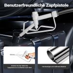 Terpo Mobilna tank postaja 60 l s 12 V črpalko – prenosni rezervoar za dizel in bencin, pretok 840 l/h