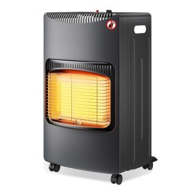 Terpo Mobilni plinski grelnik 4,2 kW s kolesi – zaščita pred prevrnitvijo, za jeklenko do 13 kg