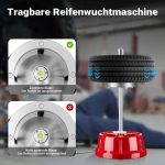 Terpo Mobilni stroj za uravnotežanje pnevmatik, za pesta 3,8–10,2 cm, za avtomobile in motorje