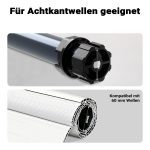Terpo Motor za rolete – 455 × 45 × 45 mm Fasada, vrata, ograja