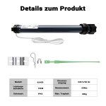 Terpo Motor za rolete – 455 × 45 × 45 mm Fasada, vrata, ograja