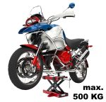Terpo Motoristična dvigalka 500 kg, delovna višina 150–480 mm, z ročico – montažni stojnik za popravila