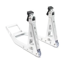 Terpo Motoristično stojalo za sprednje kolo 200–238 mm, 317 kg, aluminijasto – montažni stojnik