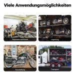 Terpo Motoristično stojalo za sprednje kolo z gugalnikom 17–21" (60–160 mm), z gumijastimi nožicami