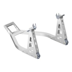 Terpo Motoristično stojalo za zadnje kolo 245–360 mm, 317 kg, aluminijasto – montažni stojnik