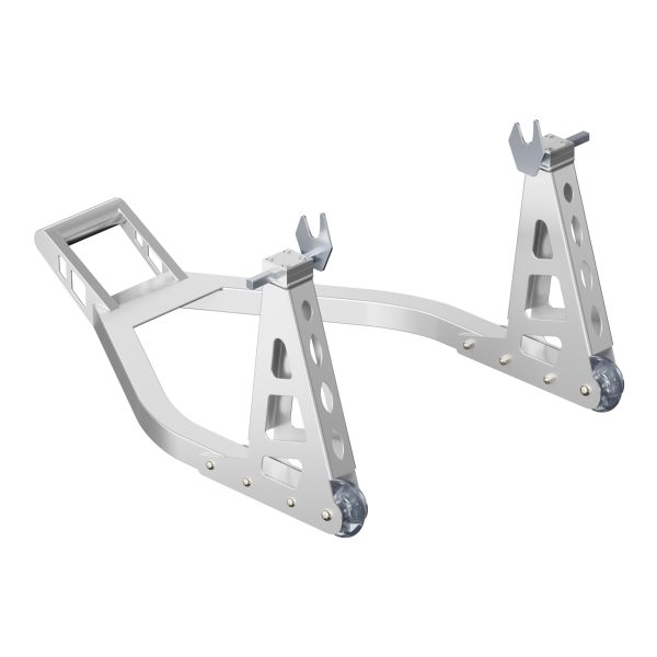 Terpo Motoristično stojalo za zadnje kolo 245–360 mm, 317 kg, aluminijasto – montažni stojnik