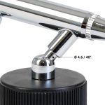 Terpo Nadomestni barvni lonček za airbrush pištolo 36x36x64 mm, steklo s pokrovom, sesalni sistem, 22 cm³