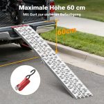 Terpo Nakladalna rampa za motor, ATV in quad 226 cm, 410 kg, zložljiva aluminijasta