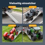 Terpo Nakladalna rampa za motor, ATV in quad 226 cm, 410 kg, zložljiva aluminijasta