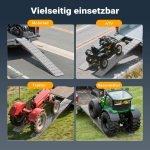 Terpo Nakladalna rampa za motor, ATV in quad 228 cm, 680 kg, zložljiva aluminijasta