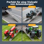 Terpo Nakladalna rampa za motor, ATV in quad 310 cm, 540 kg, zložljiva aluminijasta