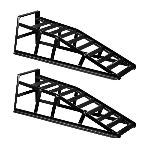 Terpo Set 2 nakladalnih ramp do 2 t (par) 830x262x270 mm, jeklene – servisne rampe za vozila