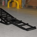 Terpo Set 2 nakladalnih ramp do 2 t s podaljški 915x350x275 mm, jeklene – servisne rampe za nizka vozila