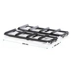 Terpo Set 2 nakladalnih ramp do 2 t s podaljški 915x350x275 mm, jeklene – servisne rampe za nizka vozila