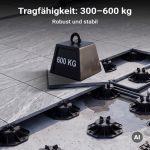 Terpo Nastavljiv podstavek za terasne plošče 18–28 mm – nosilnost 600 kg Gradbeni materiali in pripomočki